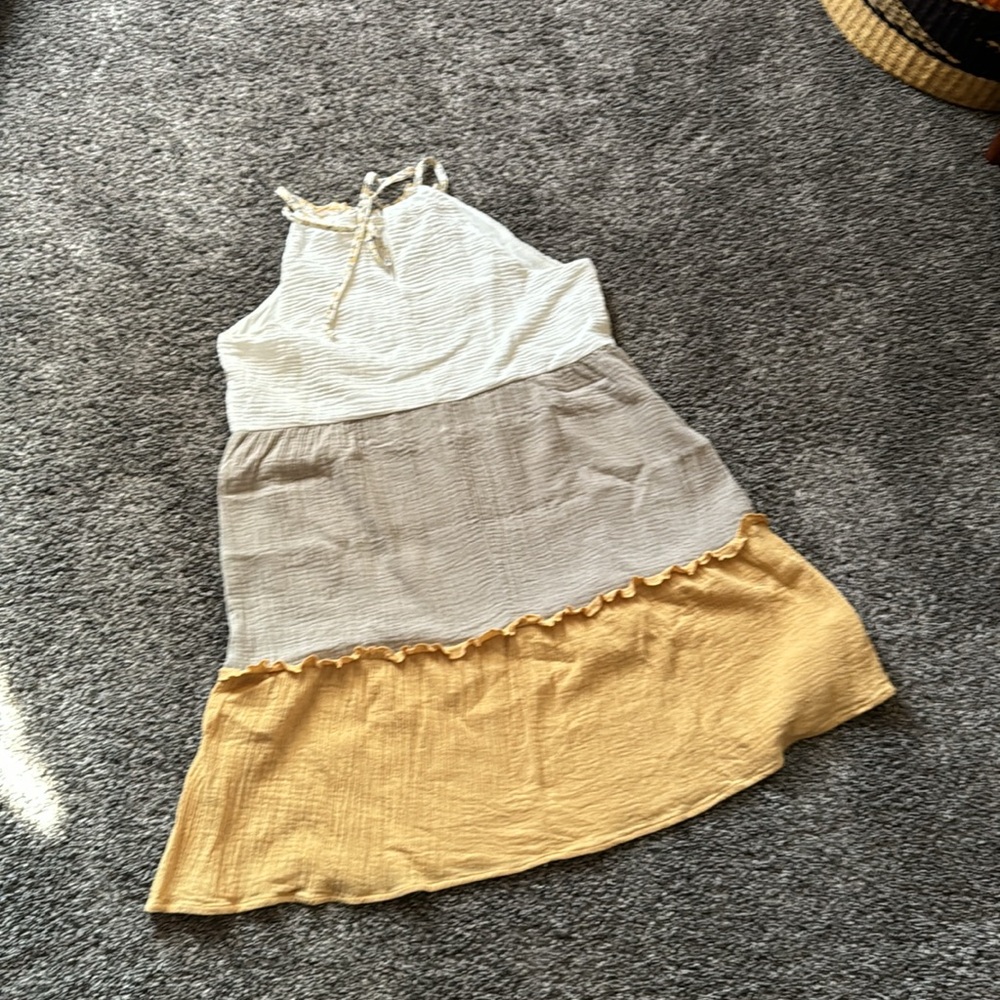 Hem & Thread Color Block Shift Dress - image 7